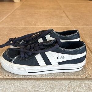 Gola Womens Quota Sneakers- Navy Blue